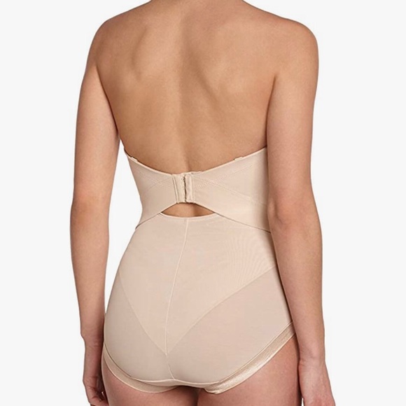 Maidenform Women's Body Shaper With Built-In Bra & Anti-Static Shapewear FL1256 - Picture 3 of 6